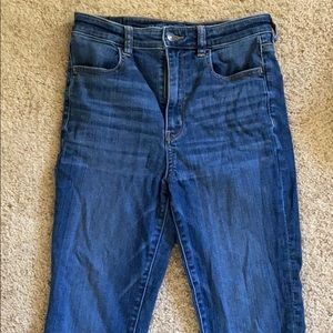 American Eagle highest rise jeggings